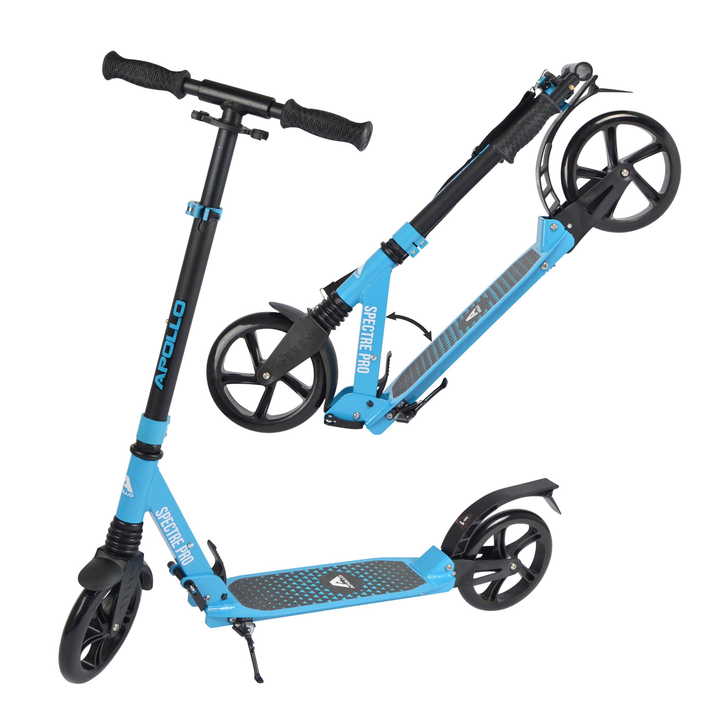 Apollo Cityroller City Scooter klapp- und höhenverstellbar Spectre, klapp- und höhenverstellbar