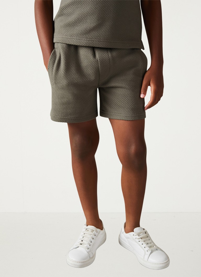 Pantaloni scurți texturați cu croială dreaptă Reiss Robin
