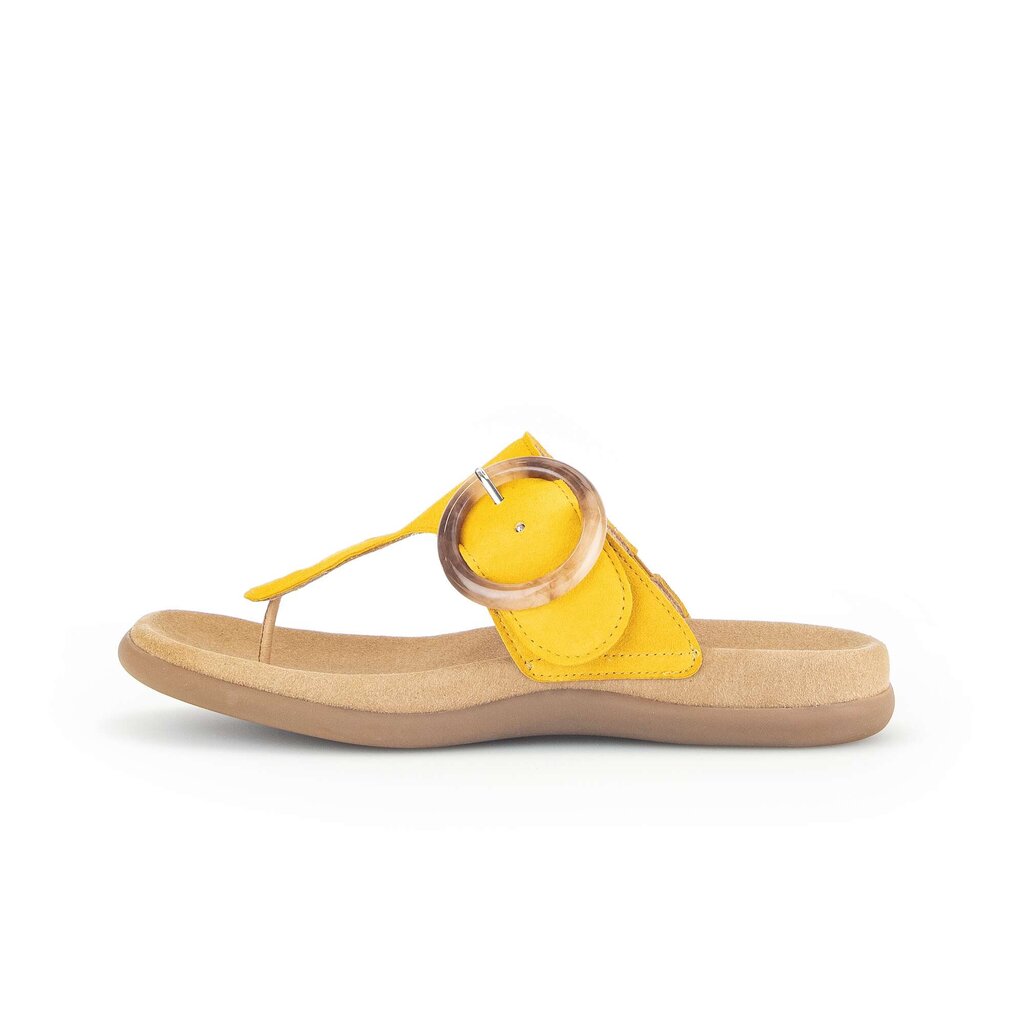 Gabor fashion Zehentrenner gelb