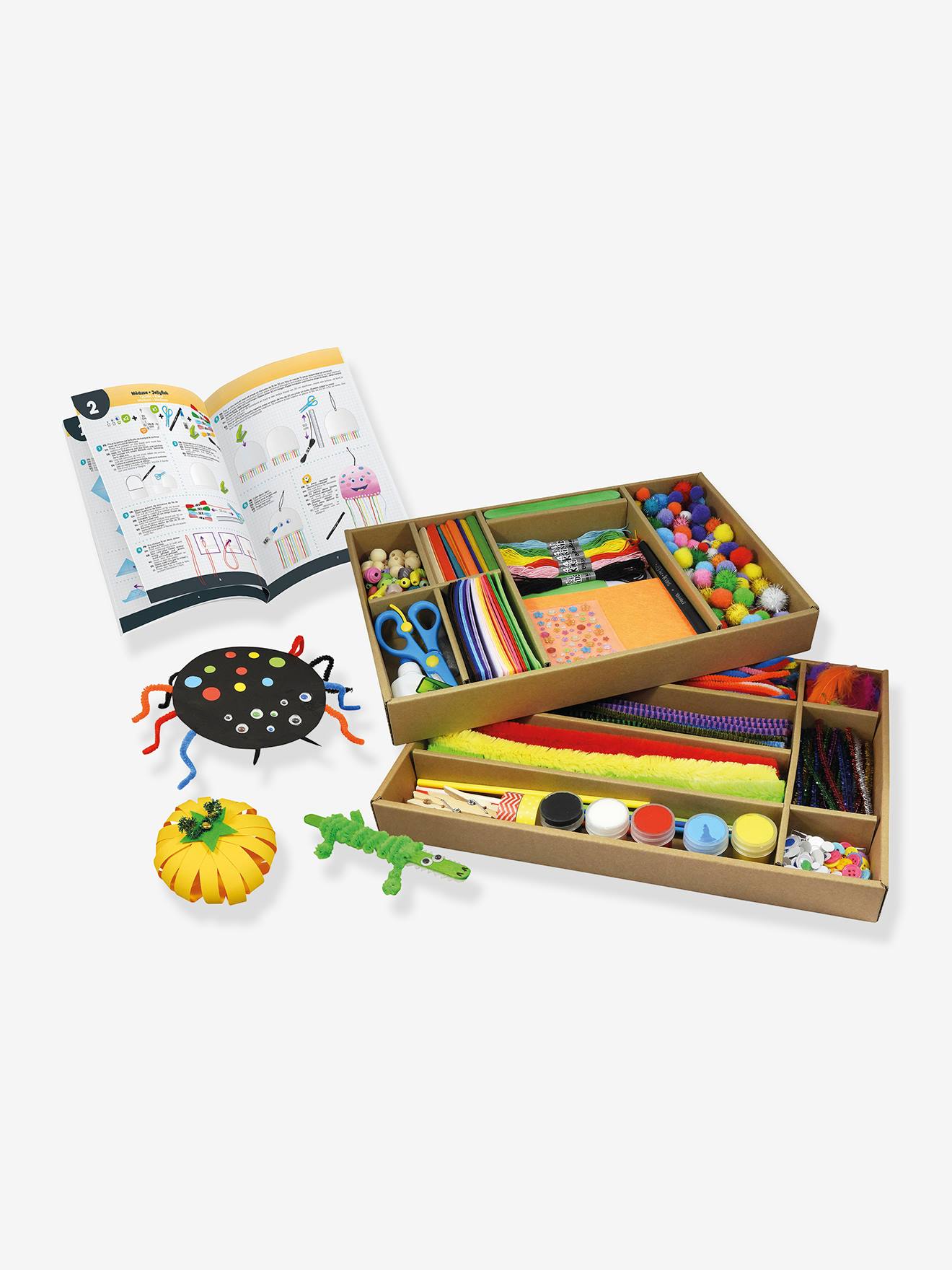 Buki Kinder Bastelkoffer BUKI, 800 Teile - mehrfarbig