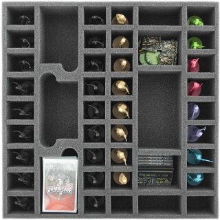 50mm Schaumstoffeinlage für Zombicide Angry Neighbors