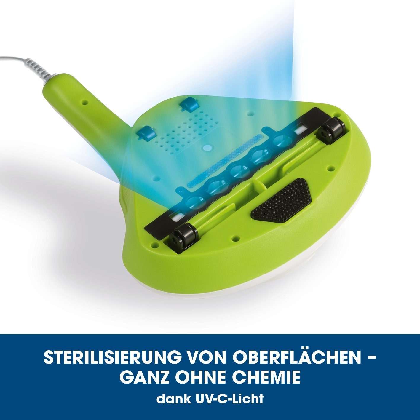 MAXXMEE Matratzenreinigungsgerät Milben-Handstaubsauger mit UV-C Licht, 300,00 W, limegreen
