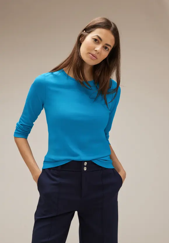 Street One Basic Shirt mit 3/4 Arm