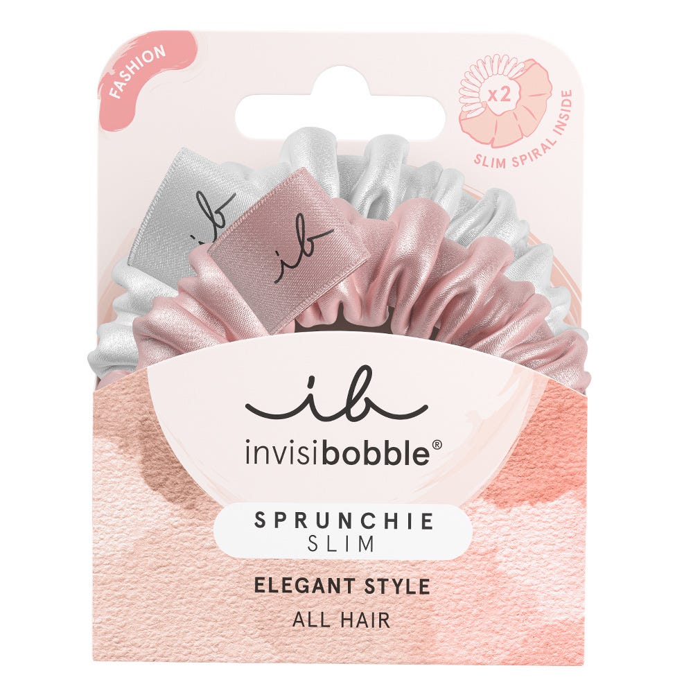 Invisibobble Sprunchie Slim Bella Chrome 2 Stück