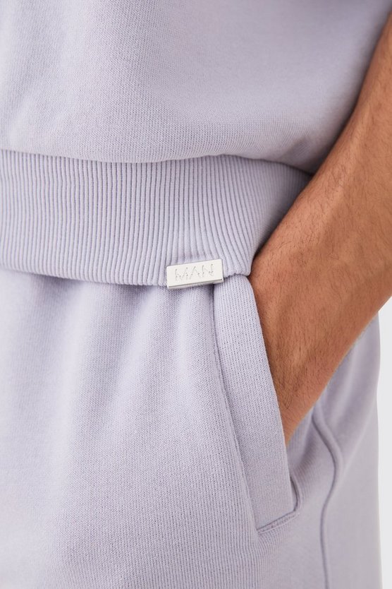 Kurzärmliges kastiges Oversize Sweatshirt