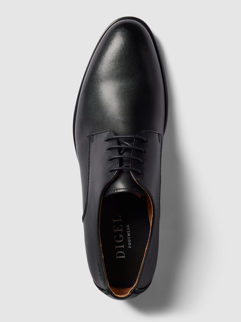 Derby-Schuhe aus Leder Modell 'SEBASTIAN' in schwarz