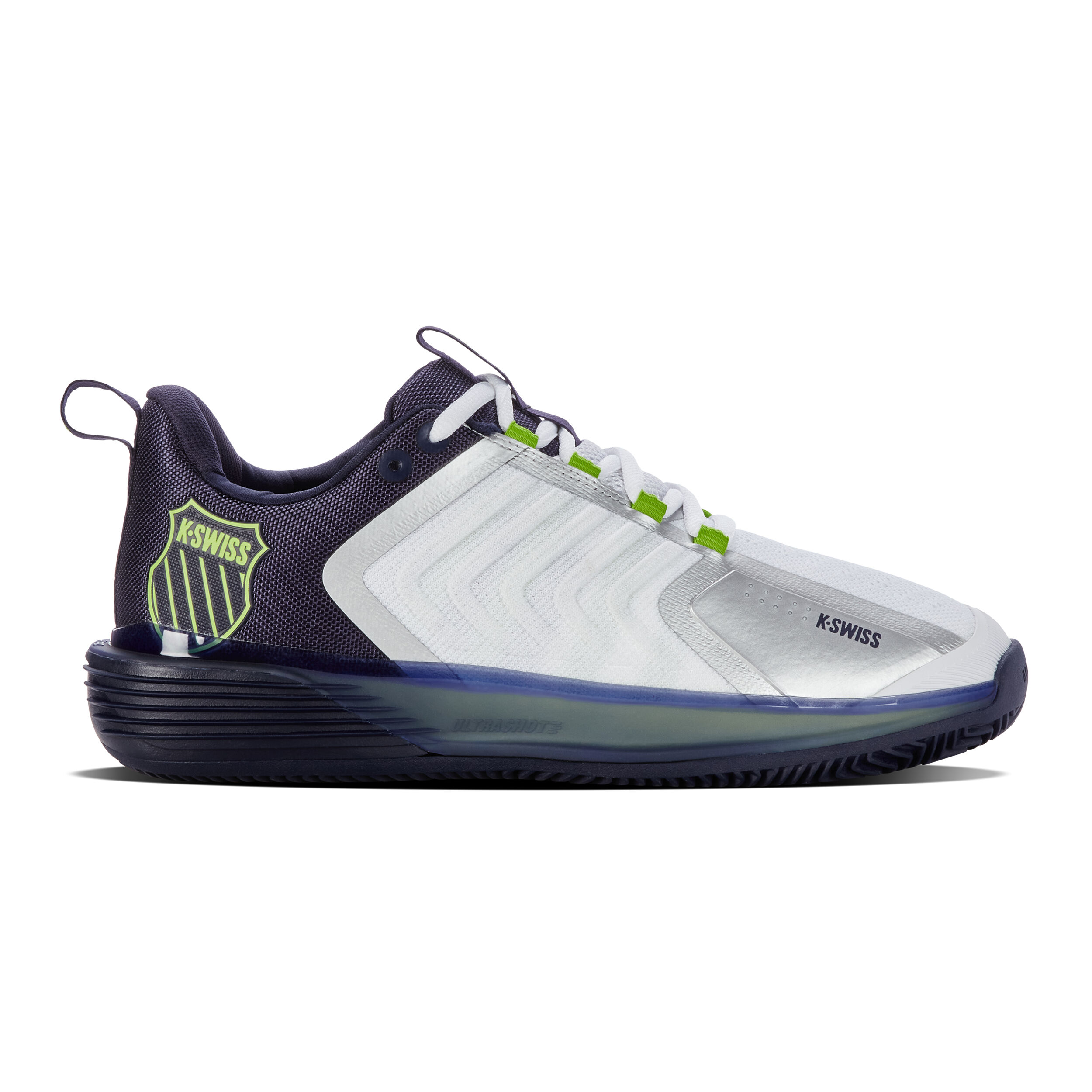 Ultrashot 3 Sandplatzschuh Herren - Weiß, Dunkelblau