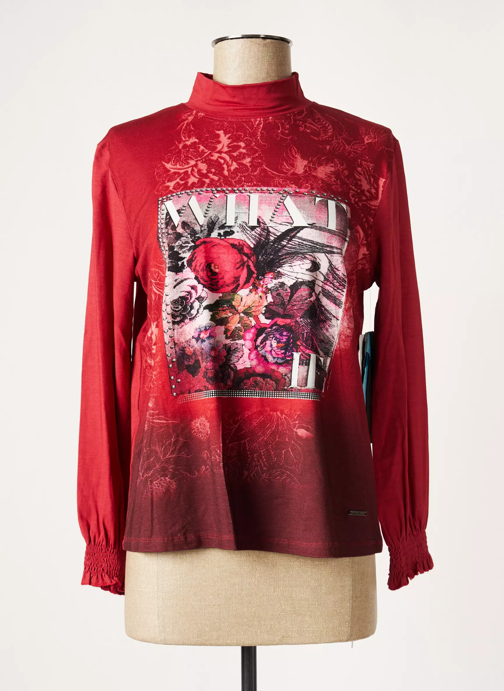 Agathe   Louise Tshirts Femme couleur rouge