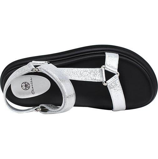 ekonika Sandalen mit glänzenden Riemen