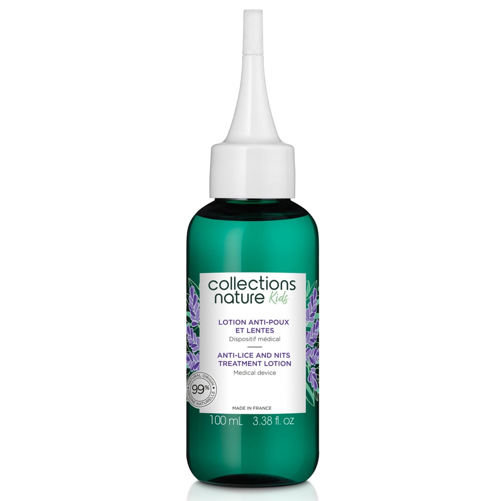 Collections Nature Lotion Anti-Poux et Lentes Idéal pour les enfants à partir de 3 ans.