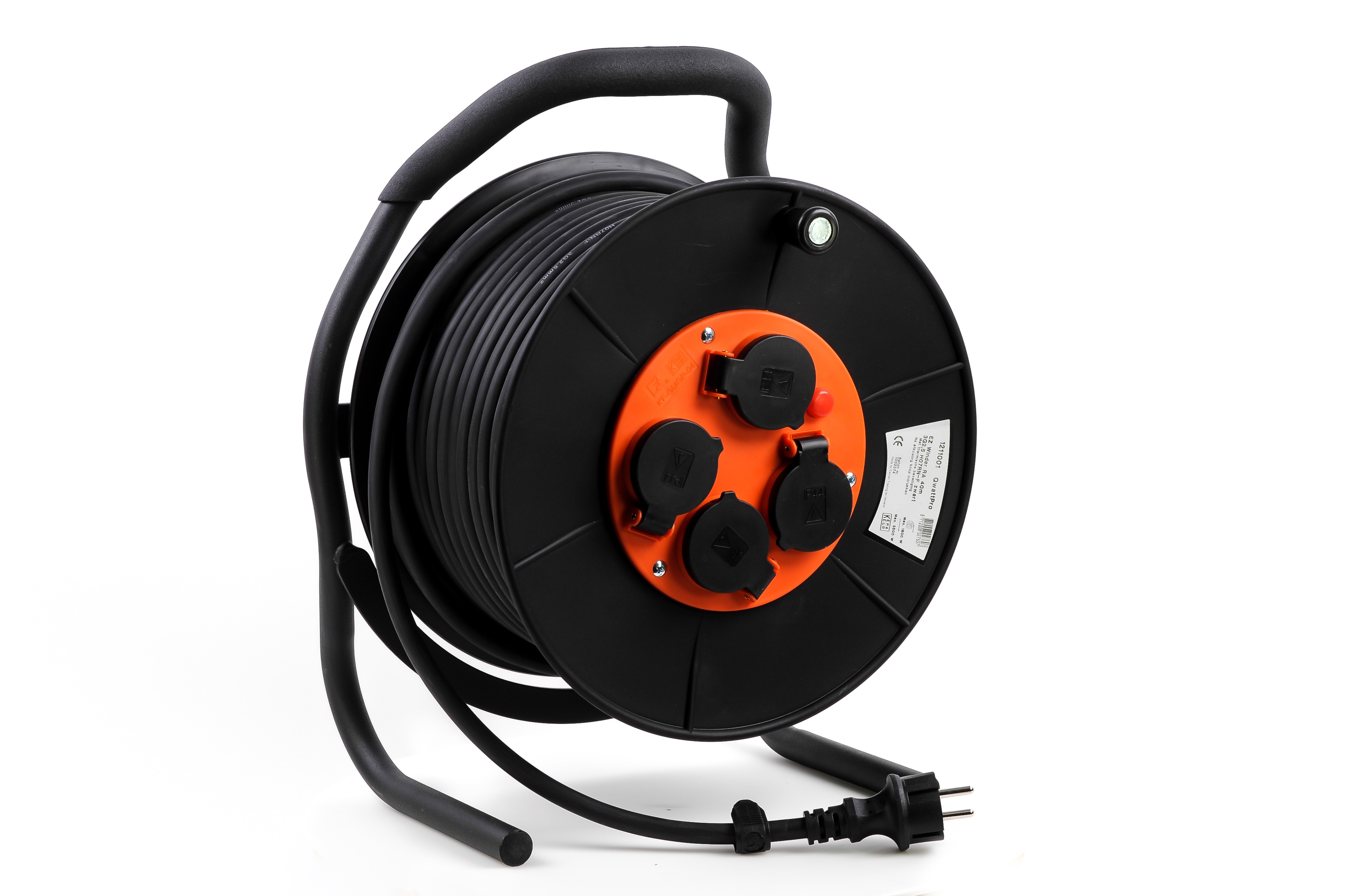 QwattPro 1211004 EZwinder ER300 Kaapelihakas 25m 3x2,50
