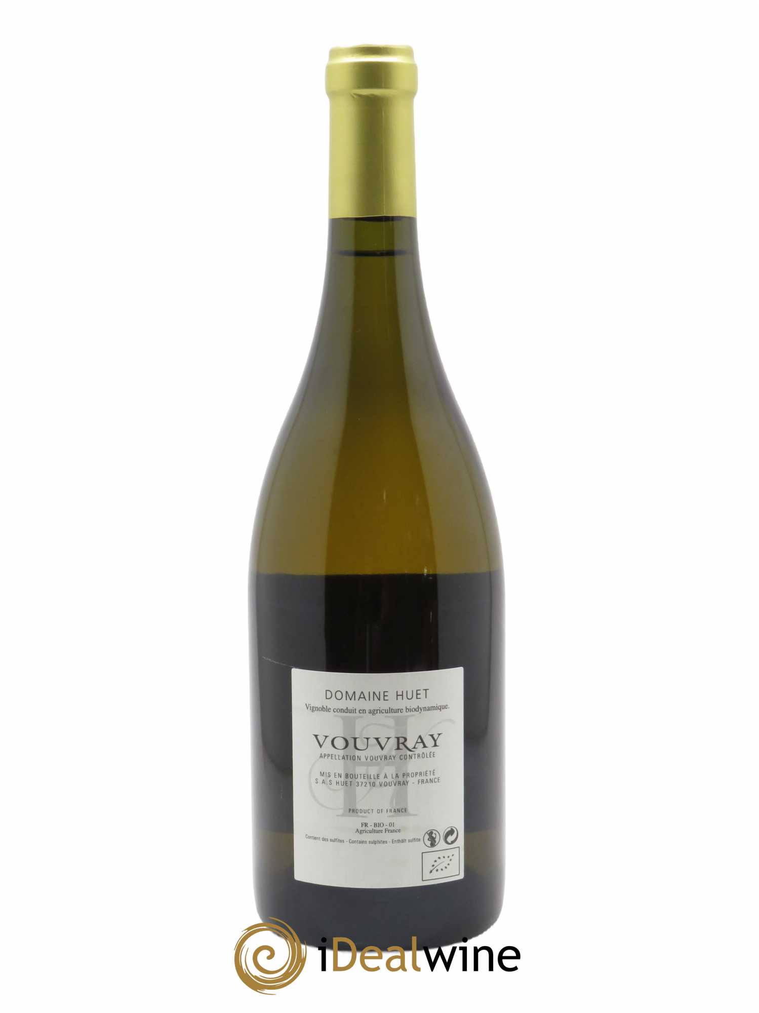 Vouvray Clos du Bourg Moelleux 1ère trie Domaine Huet  2008 - Lot de 1 Bouteille