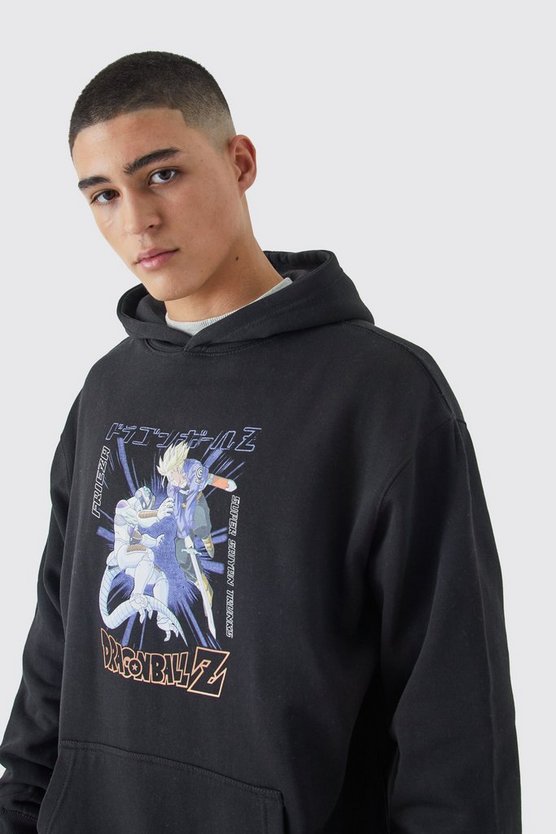 Oversize Hoodie mit lizenziertem Dragonball Z Print