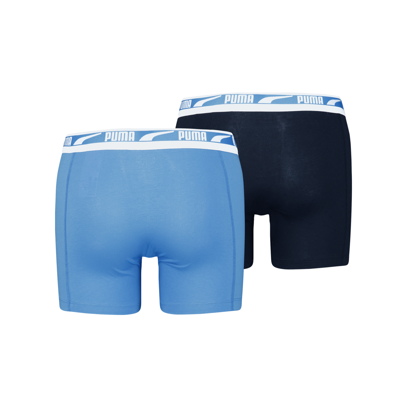 PUMA Multi Logo Boxer 2er Pack Blau Schwarz F006