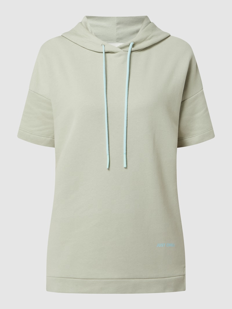 Sweatshirt mit kurzen Ärmeln in mint
