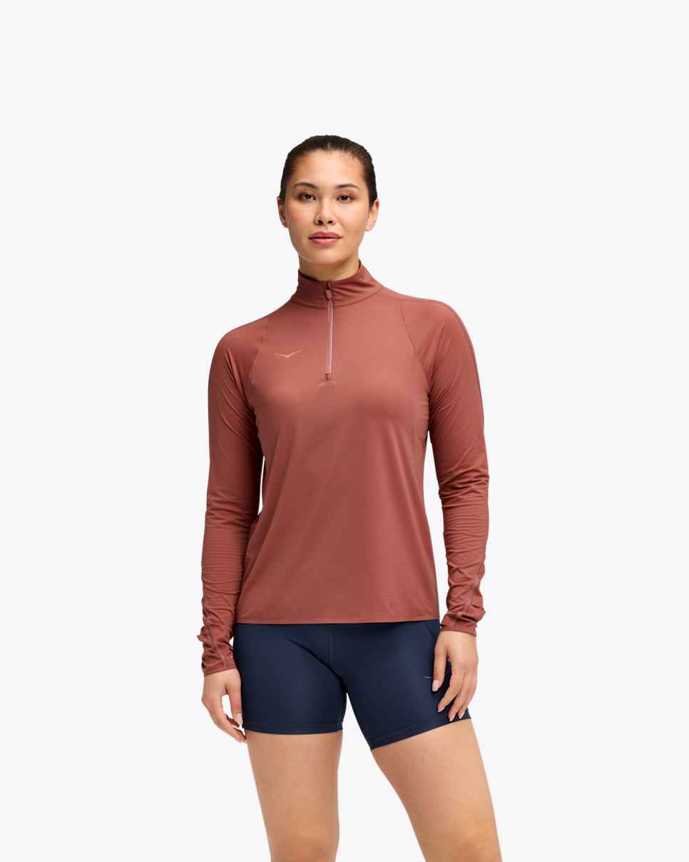 GlideTech Quarter Zip Rouge