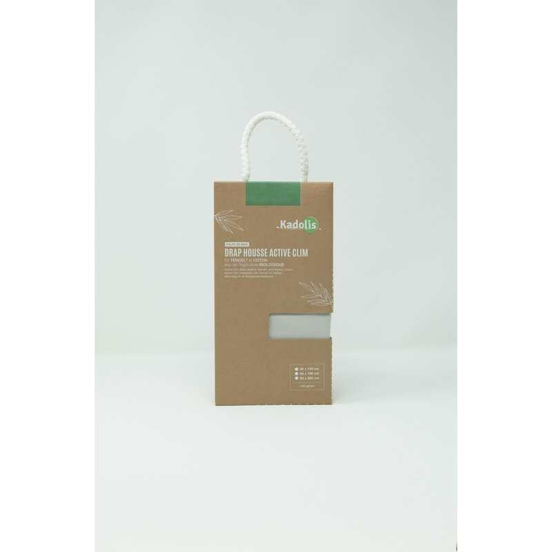 Drap housse TENCEL et Coton Bio 1 personne