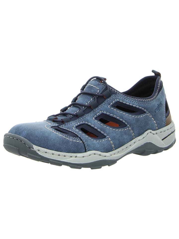 rieker Slipper in blau günstig kaufen