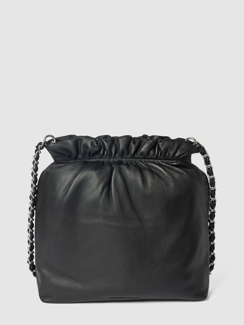 Handtasche mit Schulterriemen Modell 'LOUANNE' in schwarz