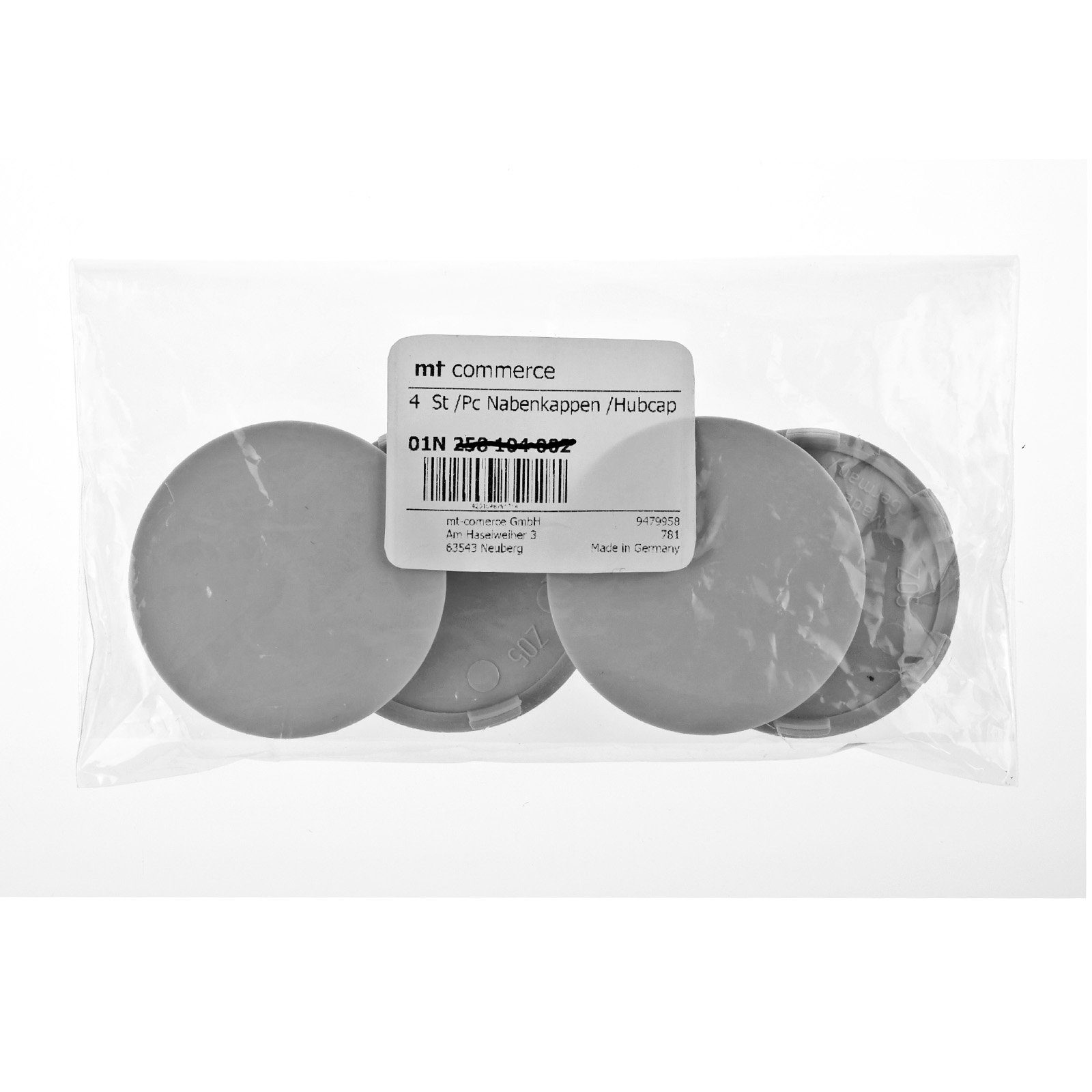 RKC Radkappe 4X 59,3mm Nabenkappen Radnaben Kappen Grau für Brock RC Design Platin