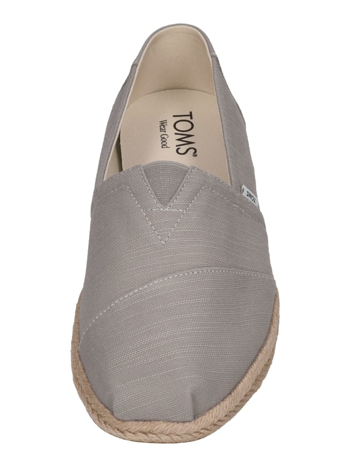 TOMS Espadrilles ALPARGATA ROPE in grau günstig kaufen