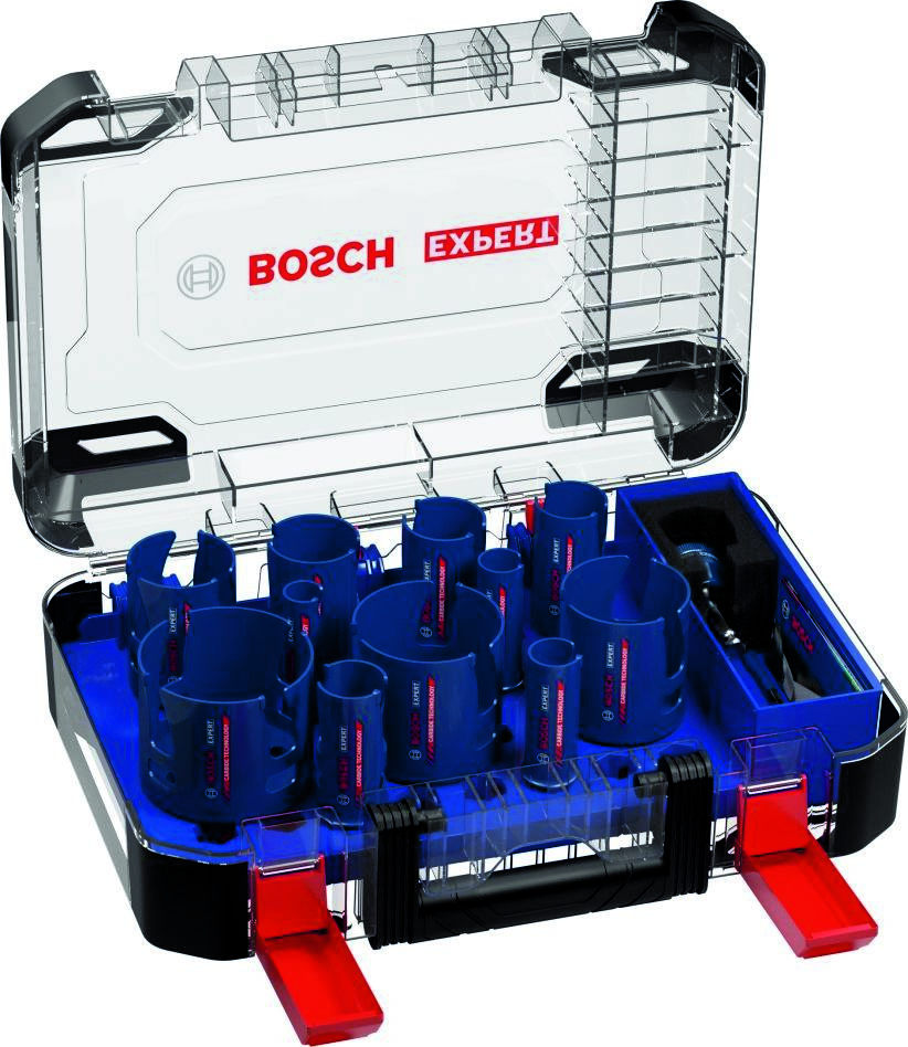 Bosch Blue Accessories 2608900489 Expert Construction Material hullsagsett 20/22/25/32/35/40/44/51/60/68/76 mm 15-delers
