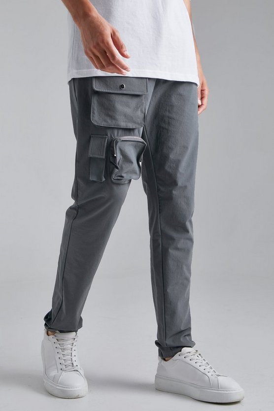 Tall Slim-Fit Hose mit Reißverschluss-Detail