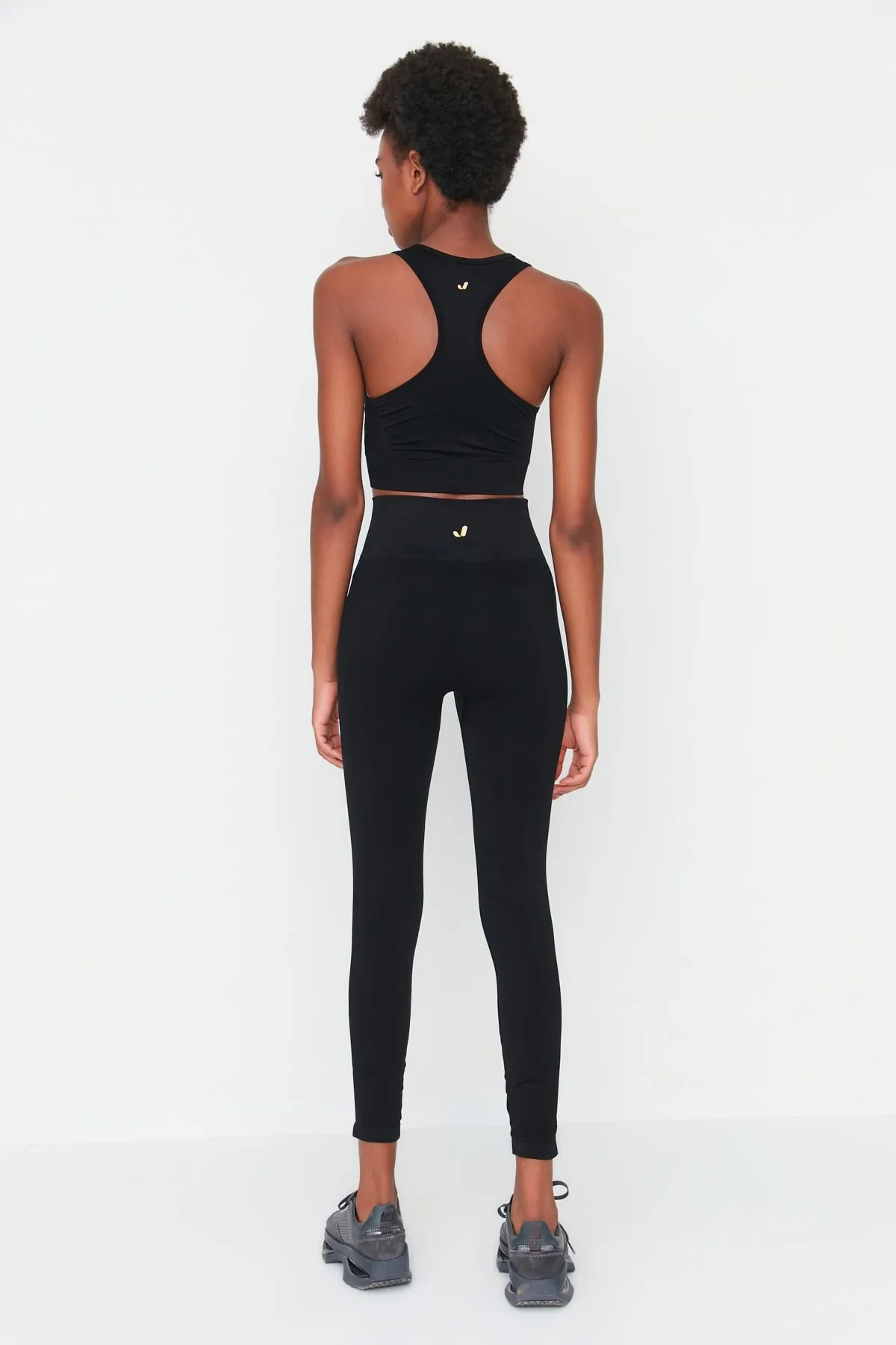 Jerf  Vella - Schwarze Erholungs-Leggings mit hoher Taille