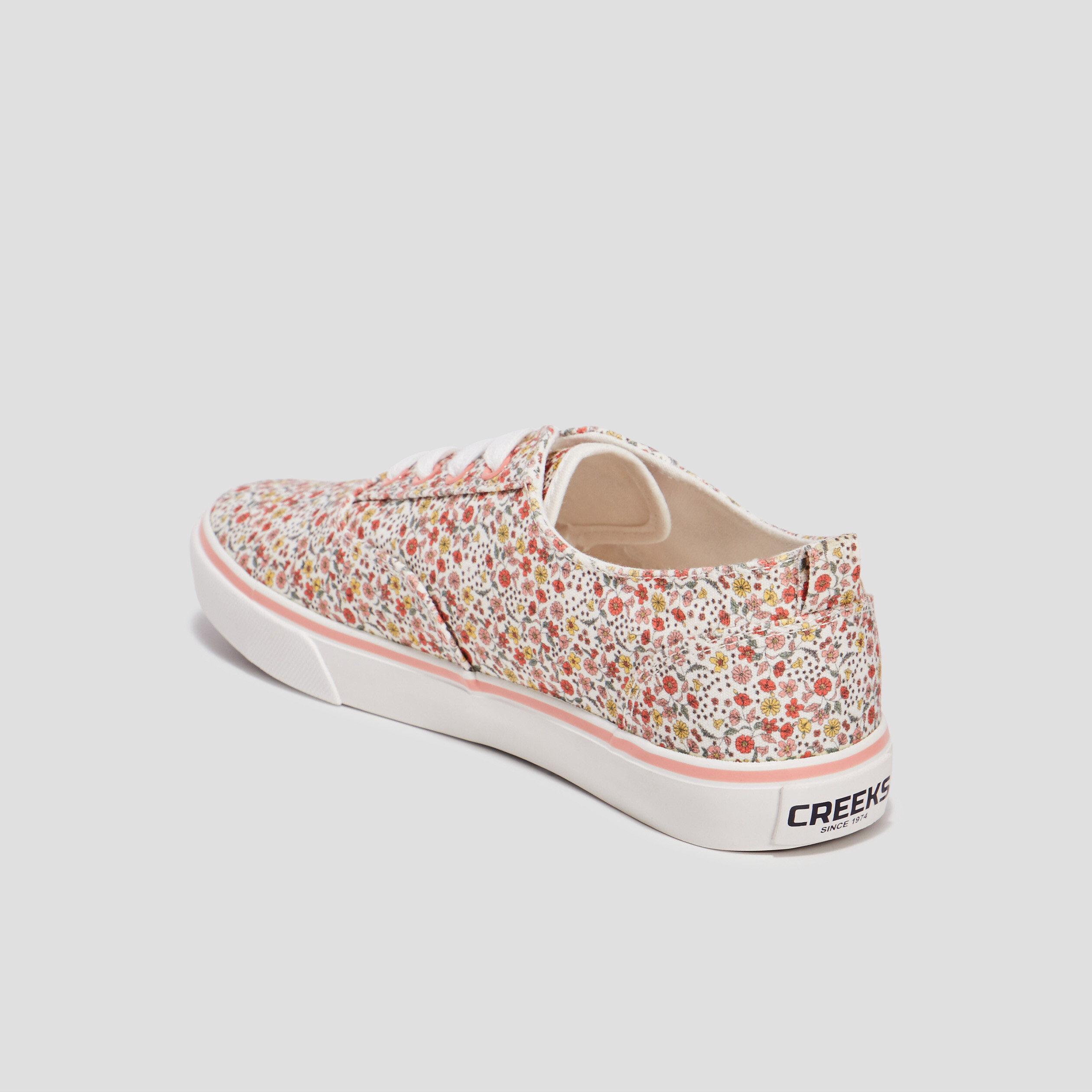 Tennis en toile à lacets Creeks multicolore femme | La Halle