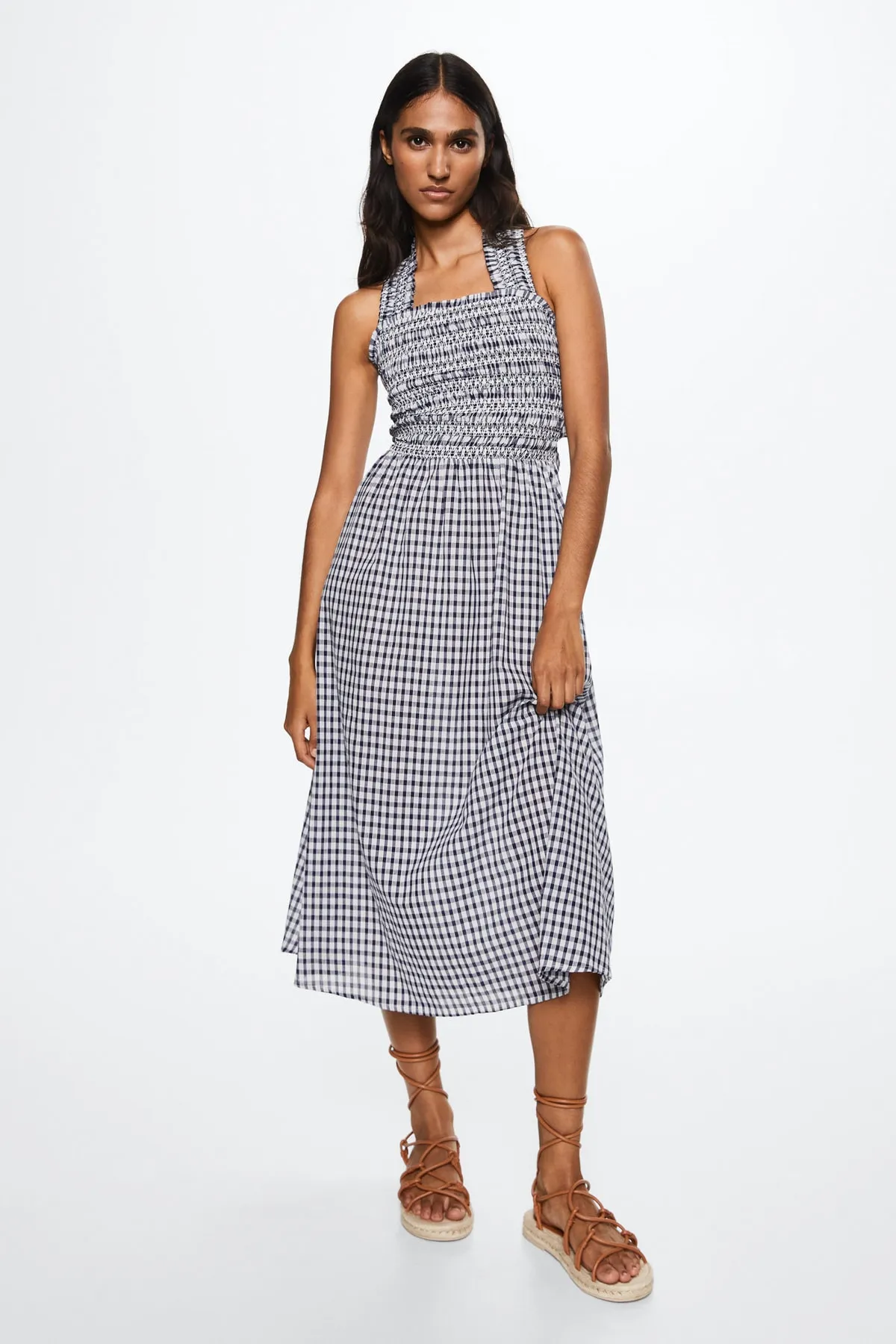 MANGO  Dunkelblaues Damenkleid 37010464