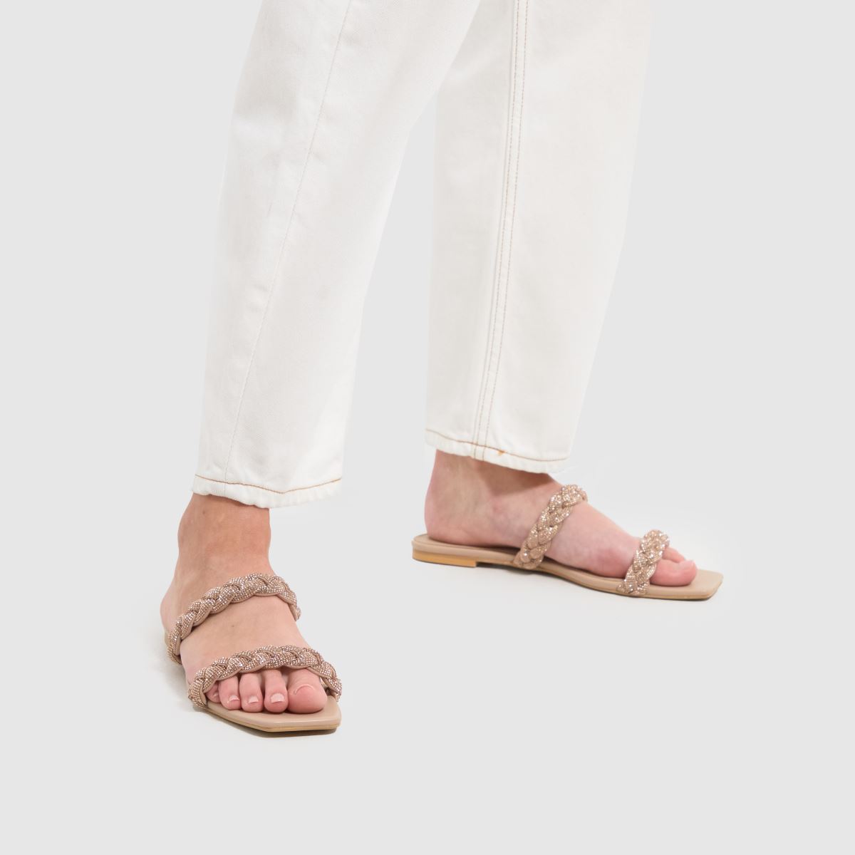 SIMMI hawaii bling szandál rozéarany színben