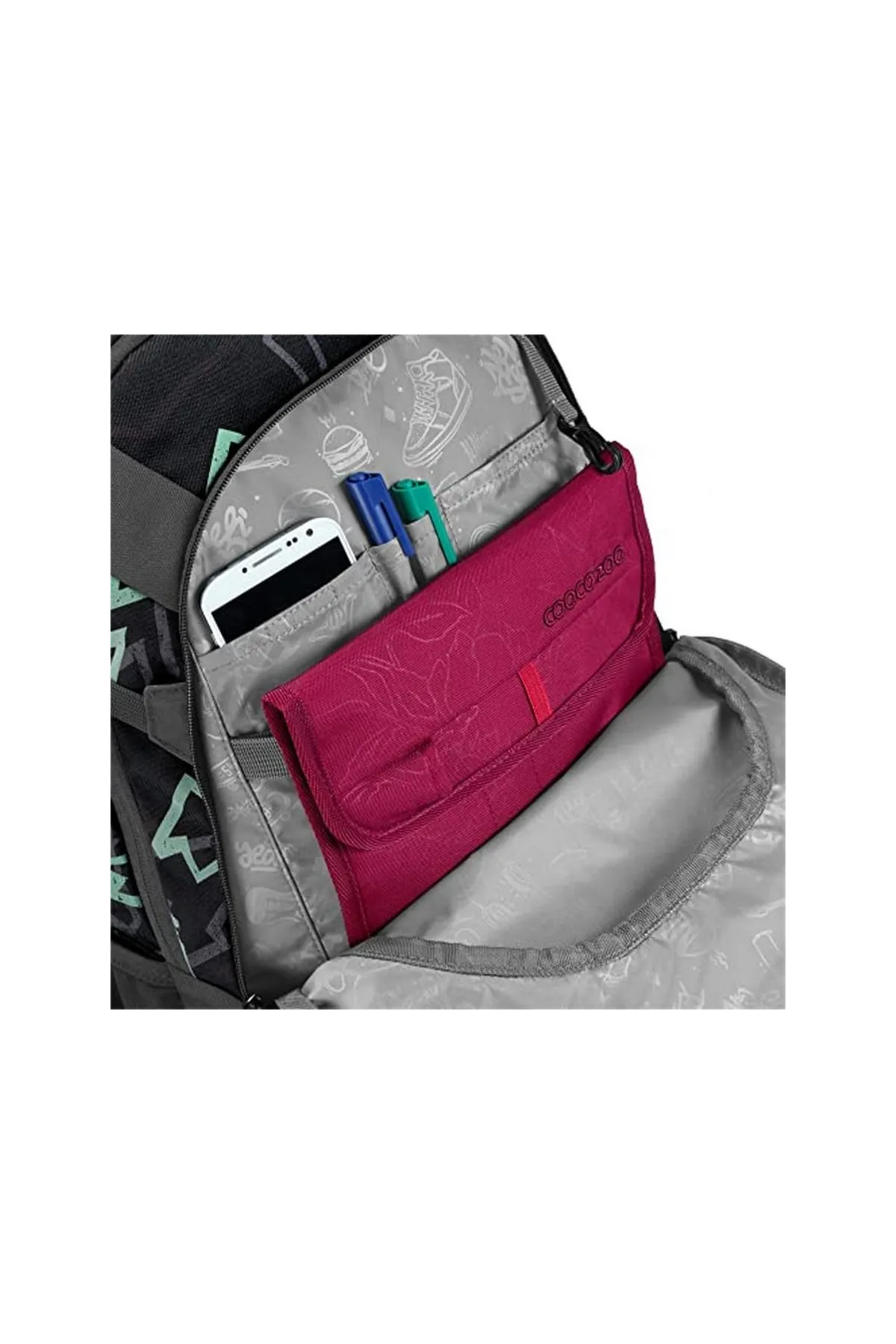 Coocazoo  Rucksack - Schwarz - Unifarben