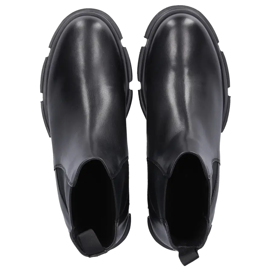 EN AVANT - Stiefeletten 420-04 Kalbsleder Logo schwarz - schwarz