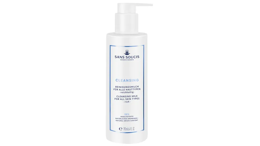 SANS SOUCIS Cleansing Reinigungsmilch reichhaltig 190 ml