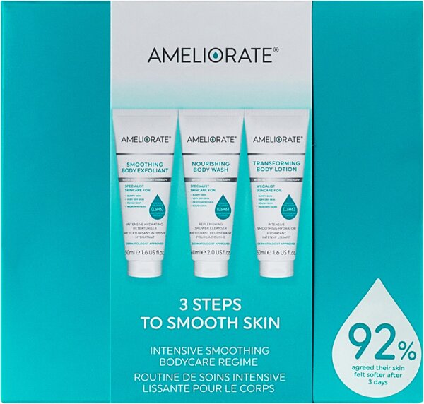 Ameliorate Facial Skincare 3 Steps To Smooth Skin Körperpflegeset
