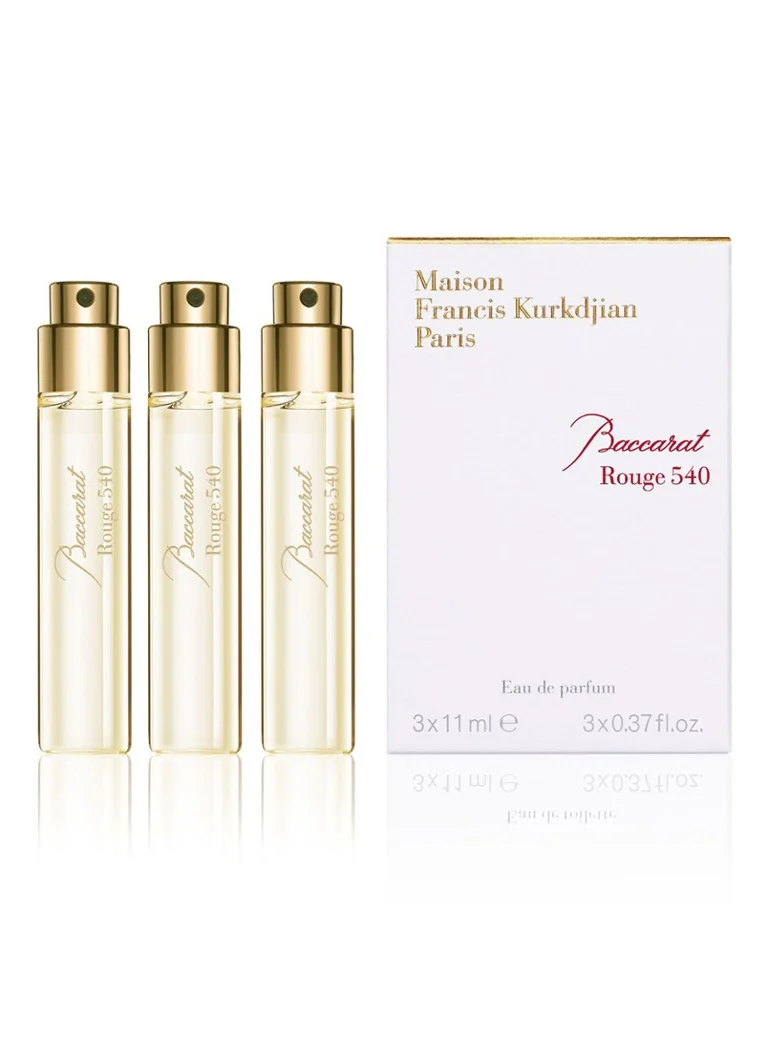 Maison Francis Kurkdjian Baccarat Rouge 540 Eau de Parfum - 3 kappaleen täyttösetti