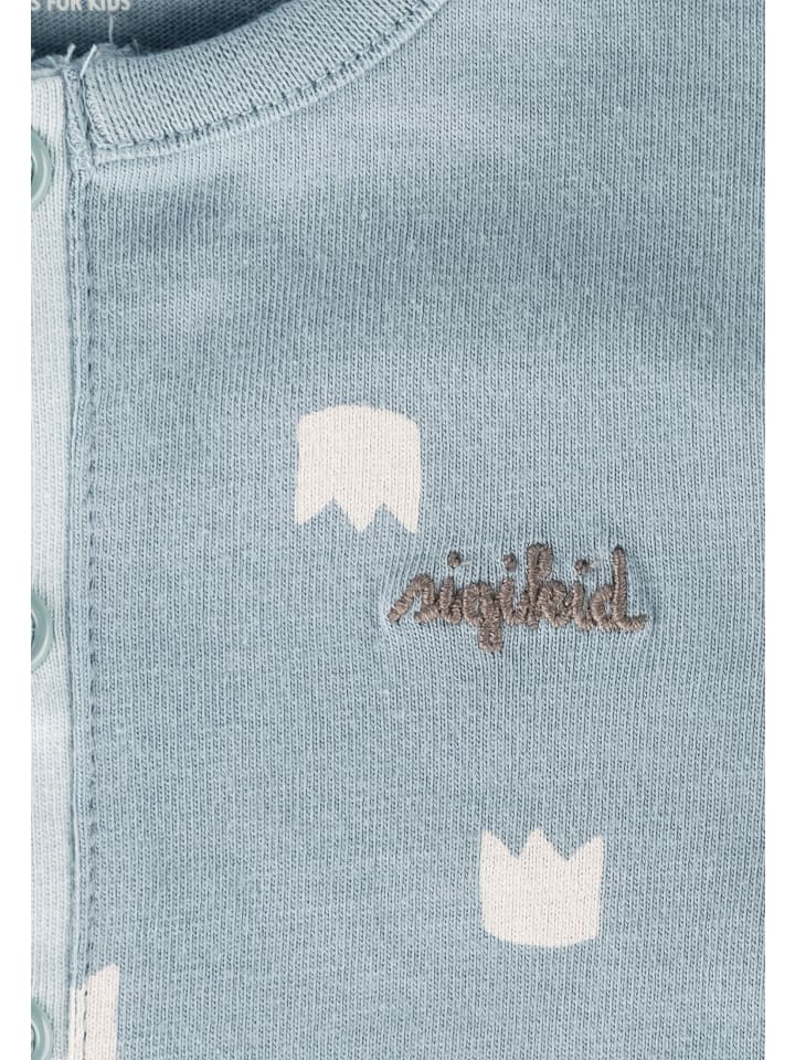 Sigikid Overall mit Füßchen und Klappbündchen an den Ärmeln Classic Baby in blau günstig kaufen