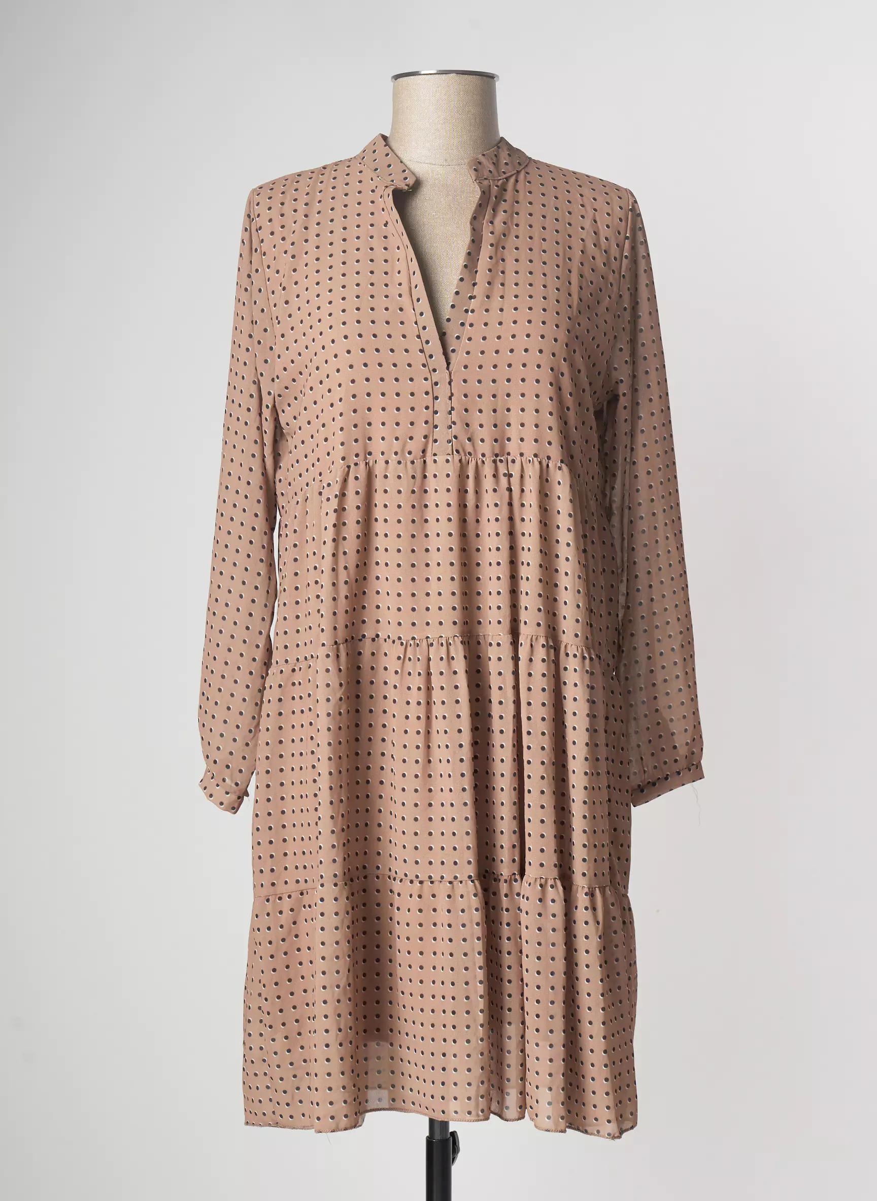 Zabaione Robes Mi Longues Femme couleur beige