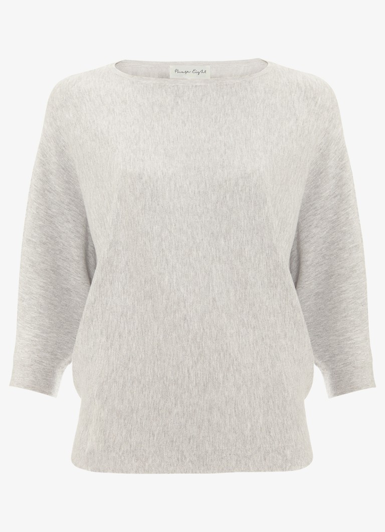 Pulover Phase Eight Cristine din tricot fin cu imprimeu mixt