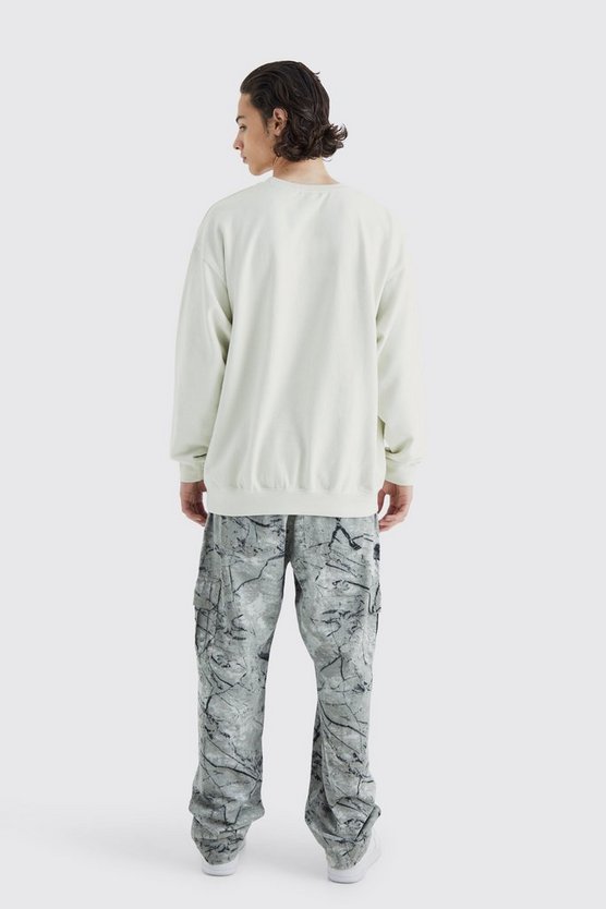 Gefärbtes Oversize Sweatshirt