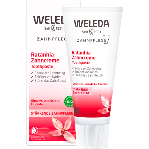 WELEDA Ratanhia Zahncreme  75 ml  Zahnpaste