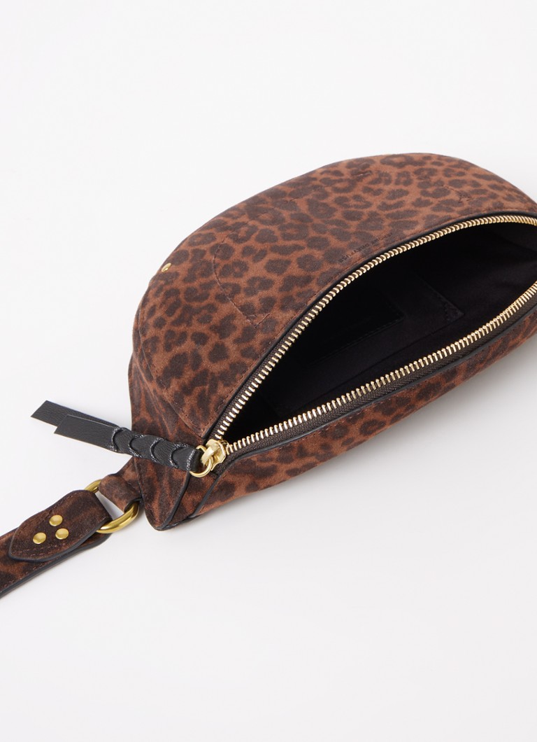 Jérôme Dreyfuss Lino Banane belt bag in calf suede with goatskin details