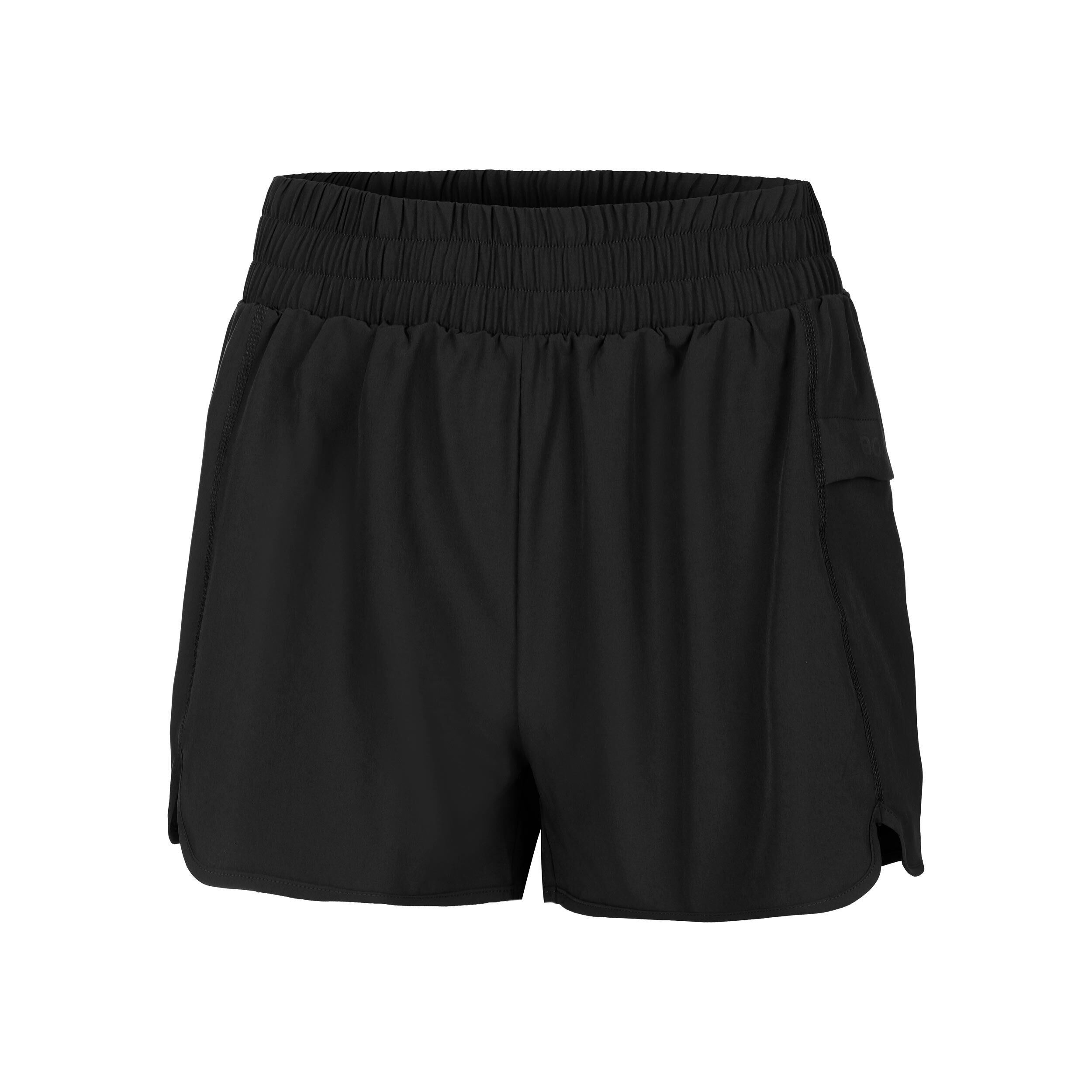 Borg Loose Shorts Damen - Schwarz