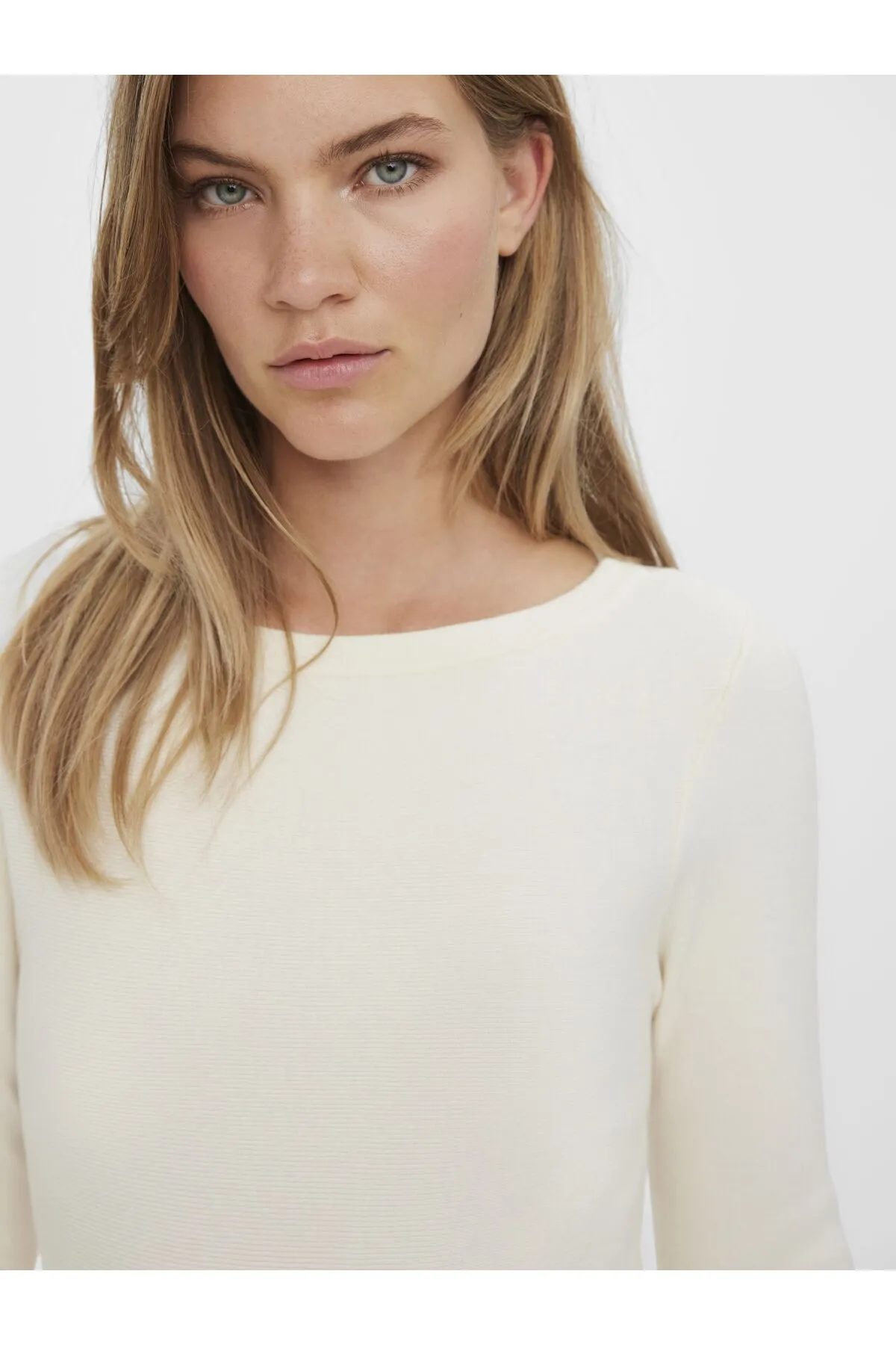 Vero Moda  Strickkleid VMNANCY LS BOATNECK DRESS GA BSO