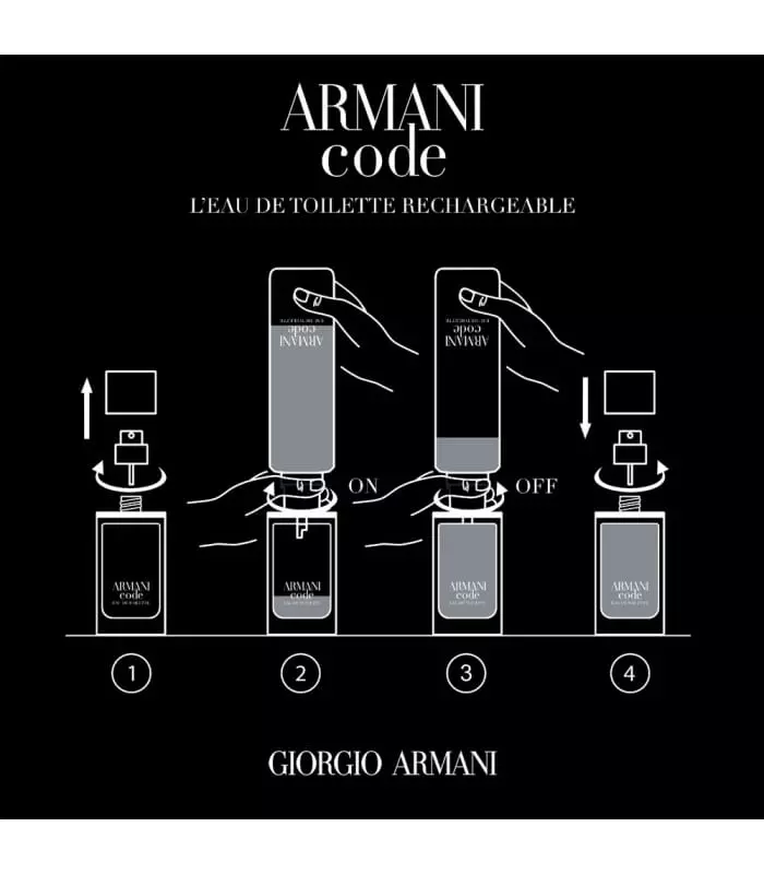 ARMANI CODE Eau de toilette rechargeable