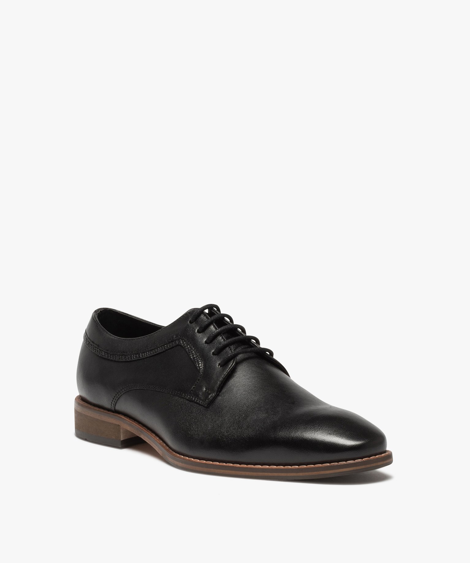 Derbies femme à bride à boucle et semelle crantée noir | GEMO