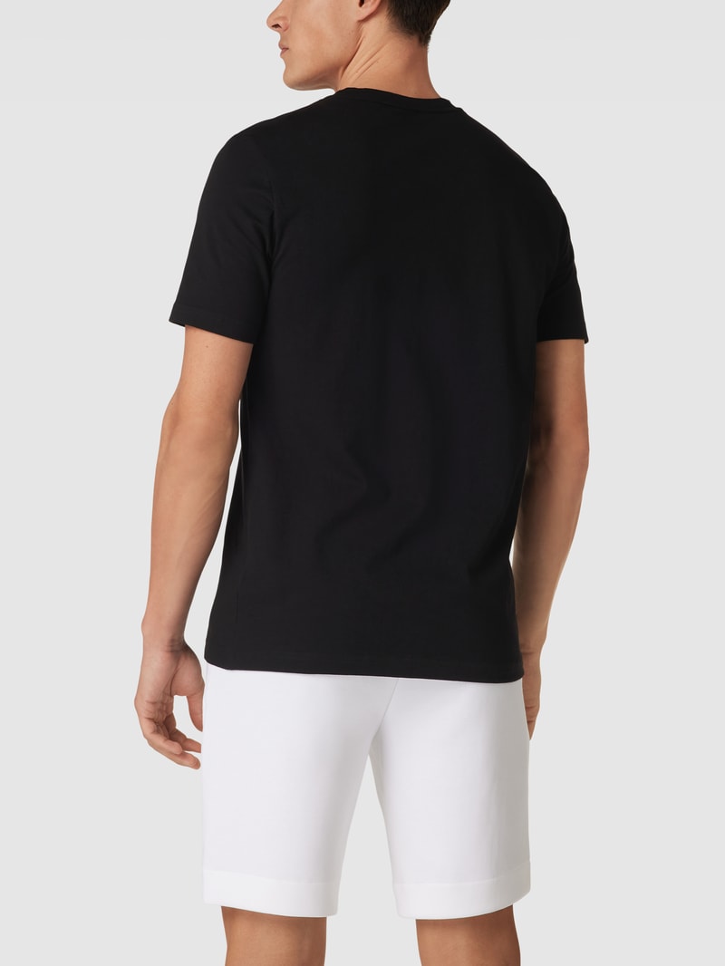 T-Shirt im 2er-Pack mit Logo-Print in weiß