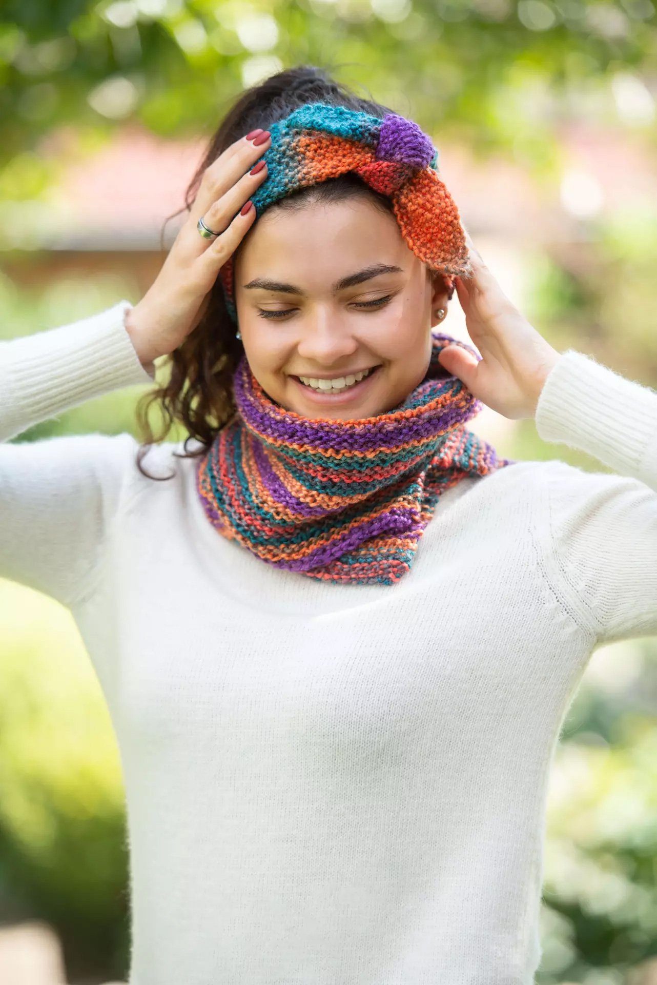 Gründl Wolle Perla Color Farbverlaufswolle zum Stricken und Häkeln Häkelwolle, 90,00 m (100g Strickgarn mit Farbverlauf, warm, weich und pflegeleicht), ohne Schurwolle