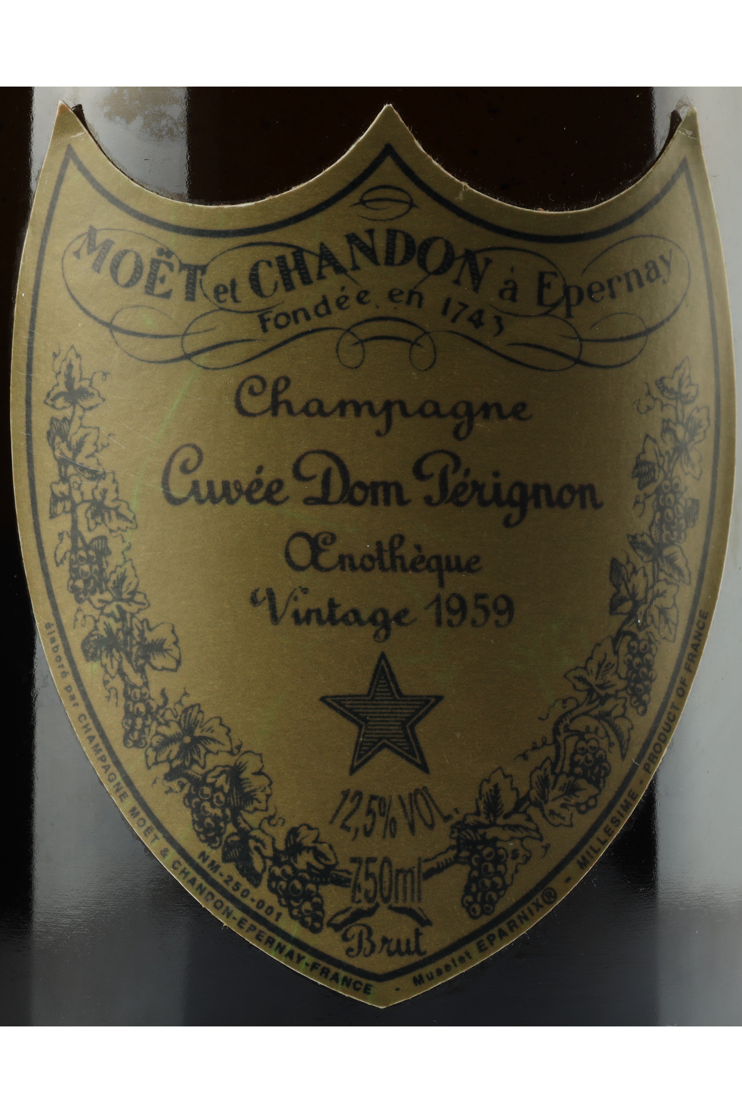 Vin 1959 DOM PERIGNON Oenothèque 1959, Champagne. Vin ancien - SoDivin