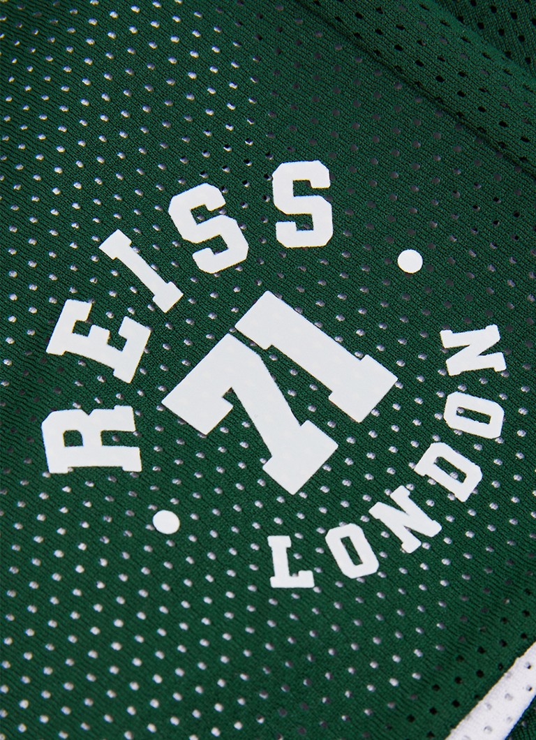 Pantaloni scurți cu logo Reiss Clifton, reversibili, cu croială dreaptă
